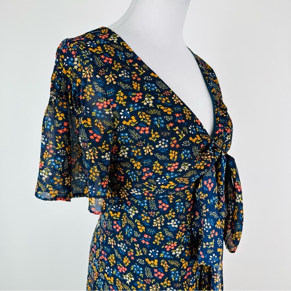 Madewell Crossfront Mini Dress in Garden Party Size 2 - Picture 6 of 14